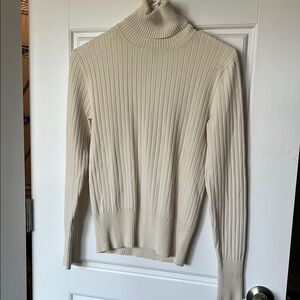 Banana Republic Cream Cowl Neck Sweater